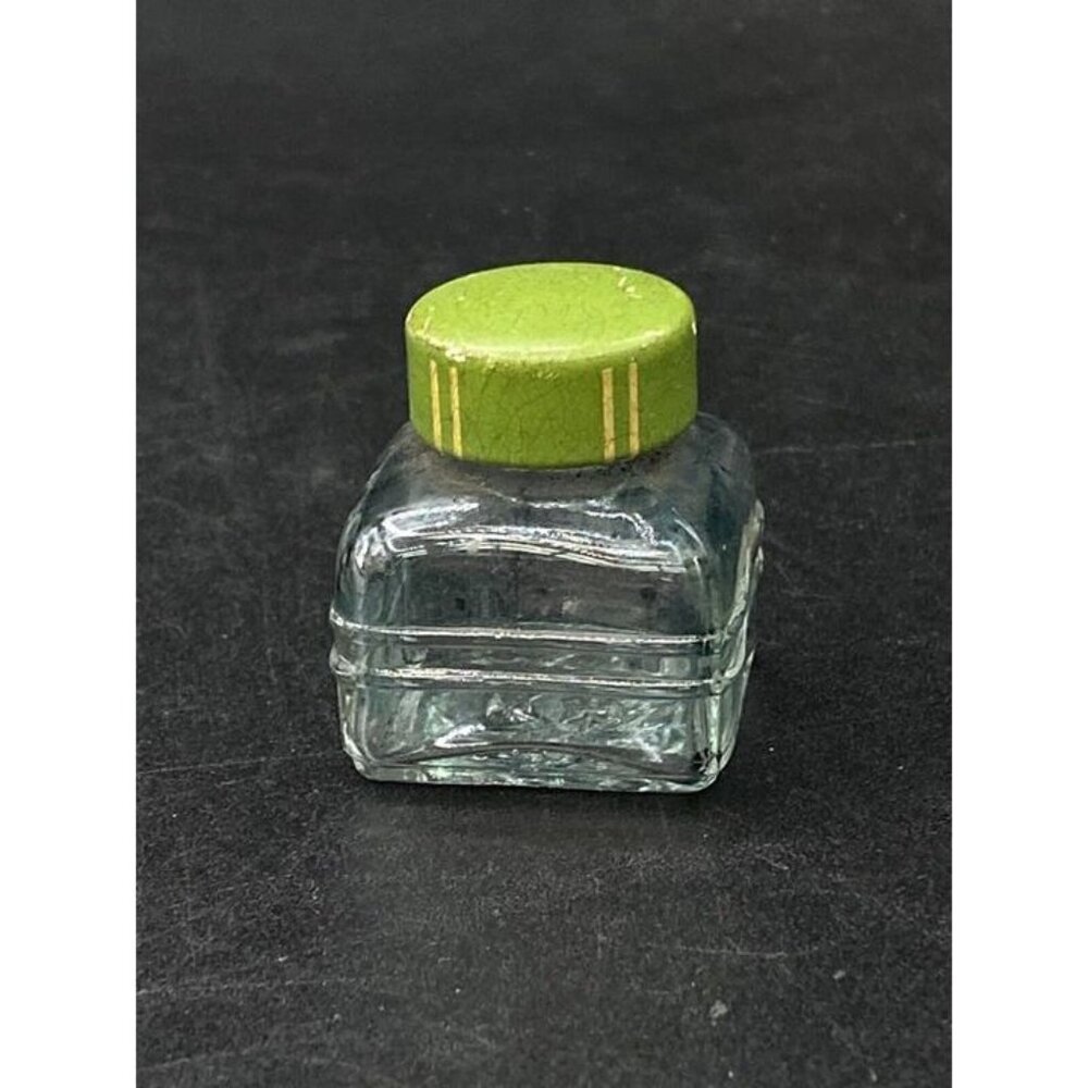KK Green Food Dye Bottle Jar Vintage Movie Prop 1950’s